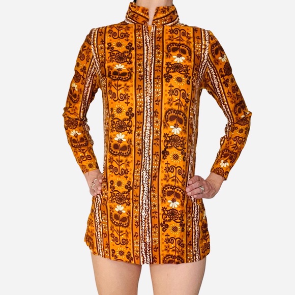 Vintage 1970s Mini Dress or Tunic - Picture 6 of 16